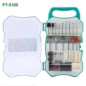 Kit Accesorios Minitorno Mini Drill ProSKIT 109 Piezas Pt-5100