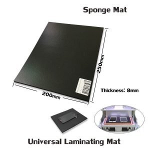 Manta Termica Antiestatica Negra Soft para Glass Suave 25x20cm Espesor 8mm