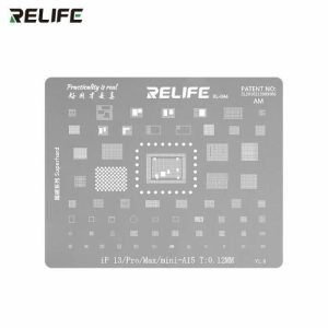 iPhone 13 A15 RELIFE Stencil Agujero Cuadrado
