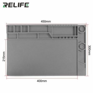 Manta Termica Antiestatica RELIFE 45 x 30 RL160a GRIS