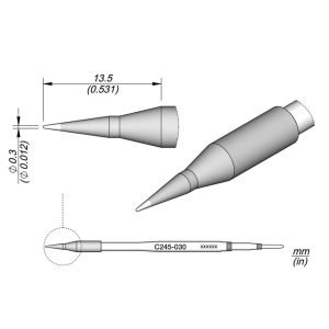 Punta JBC Original C245-030 Recta