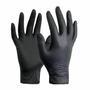 Guantes Nitrilo NEGRO Talle L x 100 Unidades Caja Cerrada