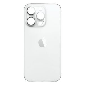 Tapa Trasera iPhone 14 Pro Max - Big Hole SILVER