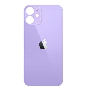 Tapa Trasera iPhone 12 - Big Hole PURPURA