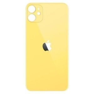 Tapa Trasera iPhone 11 - Big Hole AMARILLO