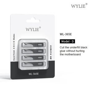 Set 4 Cuchillas WYLIE Wl-365e Quitar Resina Tipo 008 D Blades