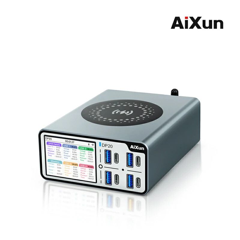 Multicargador Hub Carga 4 USB Aixun DP20 PD QC Multicargador Hub Carga 4 USB AIXUN DP20 PD QC