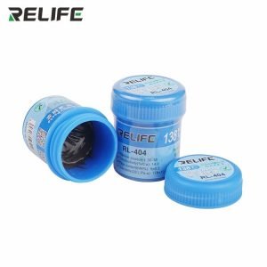 Estaño en Pasta Bajo Punto de Fusion Bismuto 138°C RELIFE Pote 40G - Rl404