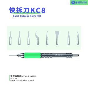 Removedor de Pegamento Resina Cuchilla IC CPU Agarre Rapido MIJING KC8