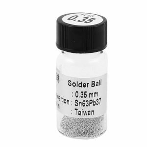 Esferas Bolitas para Reballing Estaño Plomo 25K - 0.35mm