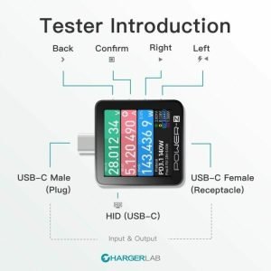 POWER Z Tipo C KM003C Tester USB Tipo C Medidor de Consumo