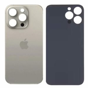 Tapa Trasera iPhone 15 Pro Max Big Hole NATURAL