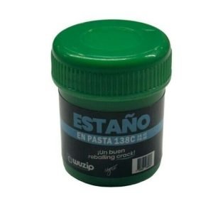 Estaño en Pasta 138°C 40 g WUZIP Bajo Punto de Fusión