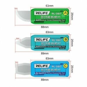Set X3 Espatulas Scraper Plasticas RELIFE RL-087