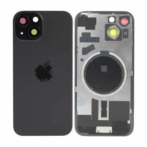 Tapa Trasera iPhone 15 - con Lentes de Camaras - NEGRO