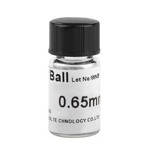 Esferas Bolitas para Reballing Estaño Plomo 25K - 0.65mm