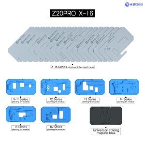 Soporte Holder Reballing Interposer X-16 Pro Max MIJING Z20 Pro 20 en 1