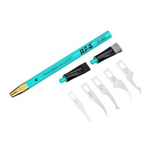 Removedor de Pegamento Resina Cuchilla y Cepillo RF4 RF-kb11