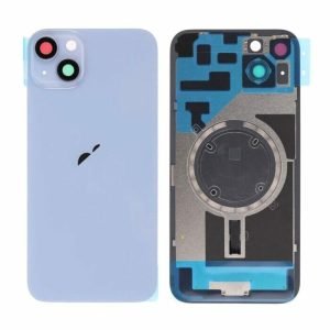 Tapa Trasera iPhone 14 Plus - con Lentes de Camaras - AZUL