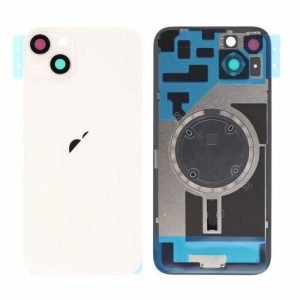 Tapa Trasera iPhone 14 Plus - con Lentes de Camaras - BLANCO