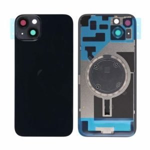Tapa Trasera iPhone 14 Plus - con Lentes de Camaras - NEGRO