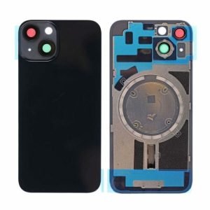 Tapa Trasera iPhone 14 - con Lentes de Camaras - NEGRO