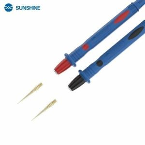 Puntas Finas Multimetro de Acero Inoxidable Chapados en Oro SS024B