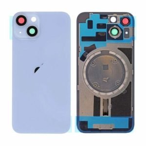 Tapa Trasera iPhone 14 - con Lentes de Camaras - AZUL