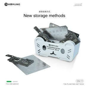 MIJING Sn-11 Organizador de Stencil Box Green
