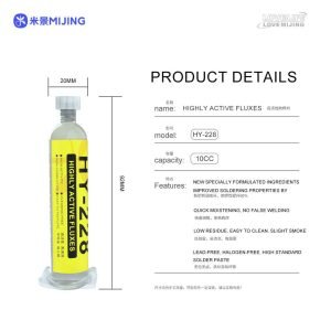Flux MIJING Hy-228 Jeringa 10 ml