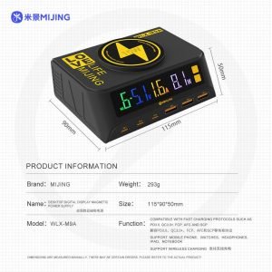 Multicargador Hub Carga MIJING Wlx-m9a Premium