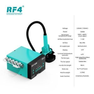 Estacion de Soldado Aire Caliente RF4-h3 1200W