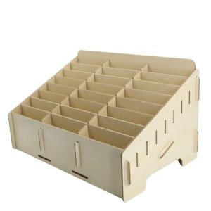 Organizador de Equipos Madera 24 Celulares