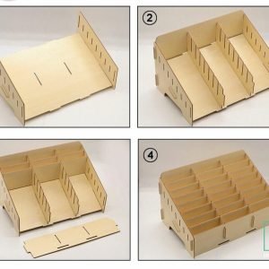Organizador de Equipos Madera 24 Celulares