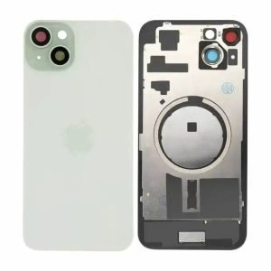 Tapa Trasera iPhone 15 Plus - con Lentes de Camaras - VERDE