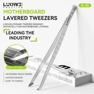 Brusela Tweezer Pinza LUOWEI Is-30 Anti-slip Motherboard