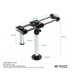 Soporte Brazo Doble Microscopio RF4 Fo-022