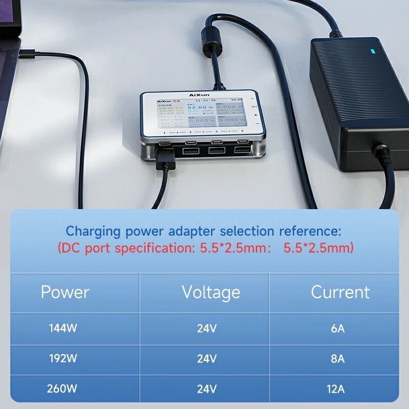 Multicargador Hub Carga USB C Aixun PF26 PD QC Multicargador Hub Carga USB C AIXUN PF26 PD QC