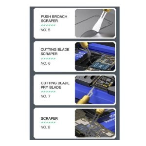 Set de 8 Cuchillas IC CPU MECHANIC 008