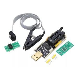 Programador BiOS  USB CH341A + Pinza SOIC-8
