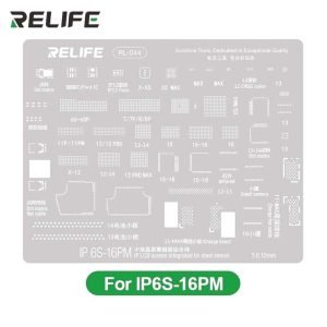 RELIFE Stencil para IC Pantalla Modulo LCD iPhone 6S al 16 Pro Max