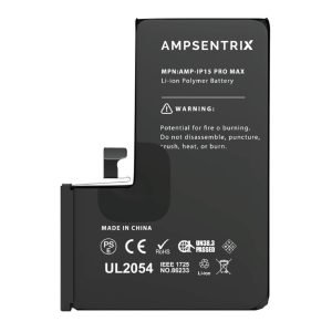 Bateria iPhone 15 Pro Max Pre Programada AmpSentrix Plus