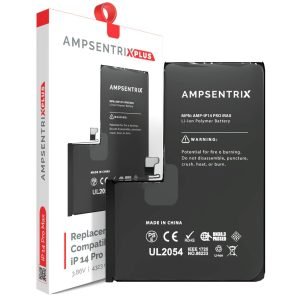Bateria iPhone 14 Pro Max Pre Programada AmpSentrix Plus