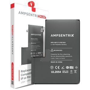 Bateria iPhone 12 Pro Max Pre Programada AmpSentrix Plus