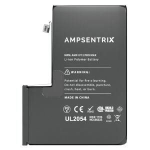Bateria iPhone 12 Pro Max Pre Programada AmpSentrix Plus