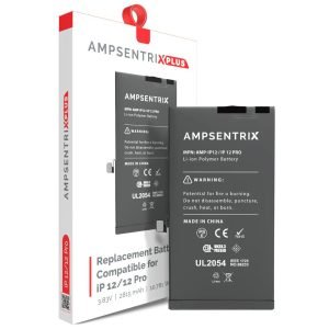Bateria iPhone 12-12 Pro Pre Programada AmpSentrix Plus