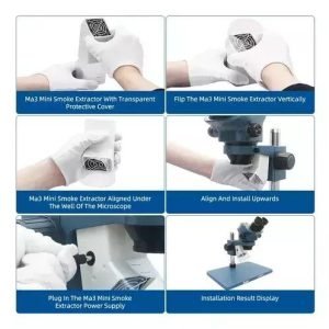 Mini Extractor de Humo KAISI Ma-t