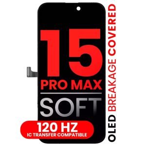 Modulo iPhone 15 Pro Max AmpSentrix XO7 Soft OLED 120Hz