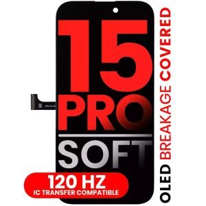 Modulo iPhone 15 Pro AmpSentrix XO7 Soft OLED 120Hz