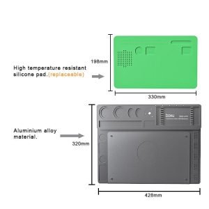 Manta Termica Antiestatica Aluminio Microscopio BAKU BA-692